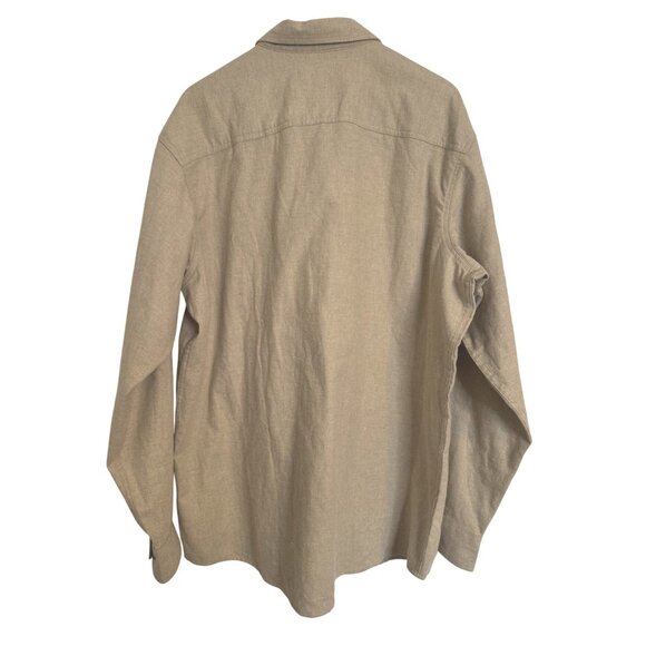 Redhead Ozark Mountain Flannel Size XL Men’s Long Sleeve NWOT Pockets Oatmeal Be - Picture 5 of 9